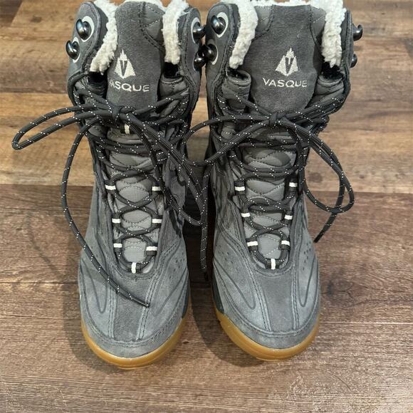 Vasque Pow Pow II UltraDry Waterproof Winter Boots Gray Size 6M Snow Insulated - Picture 1 of 5